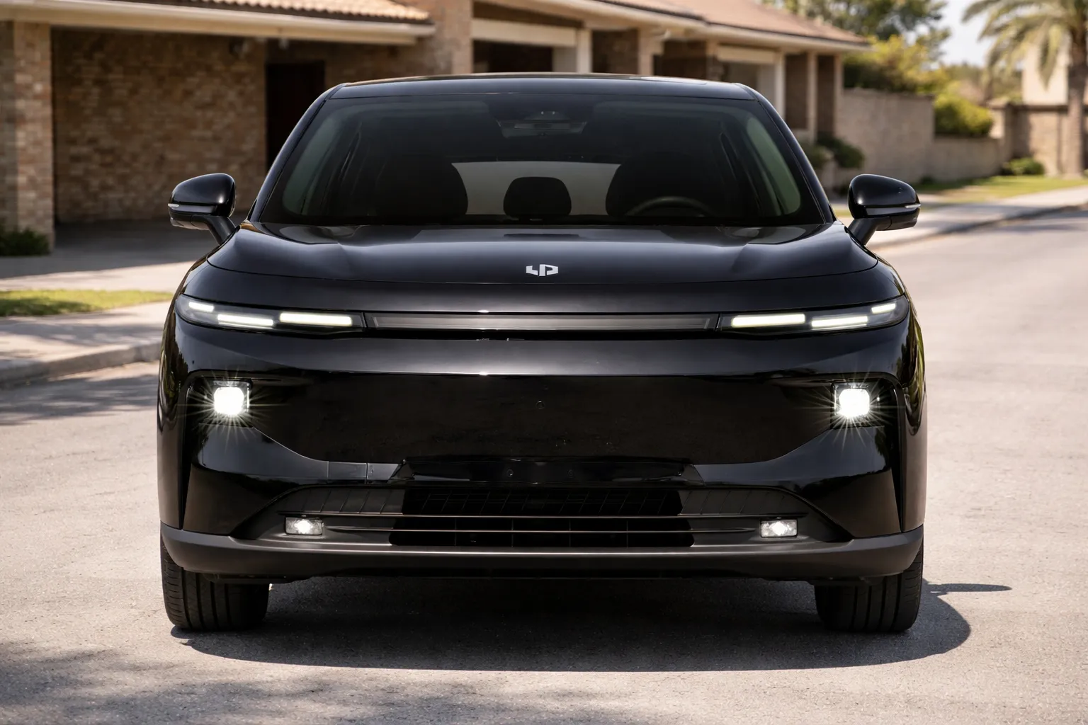 Leapmotor B10 em rua residencial ensolarada