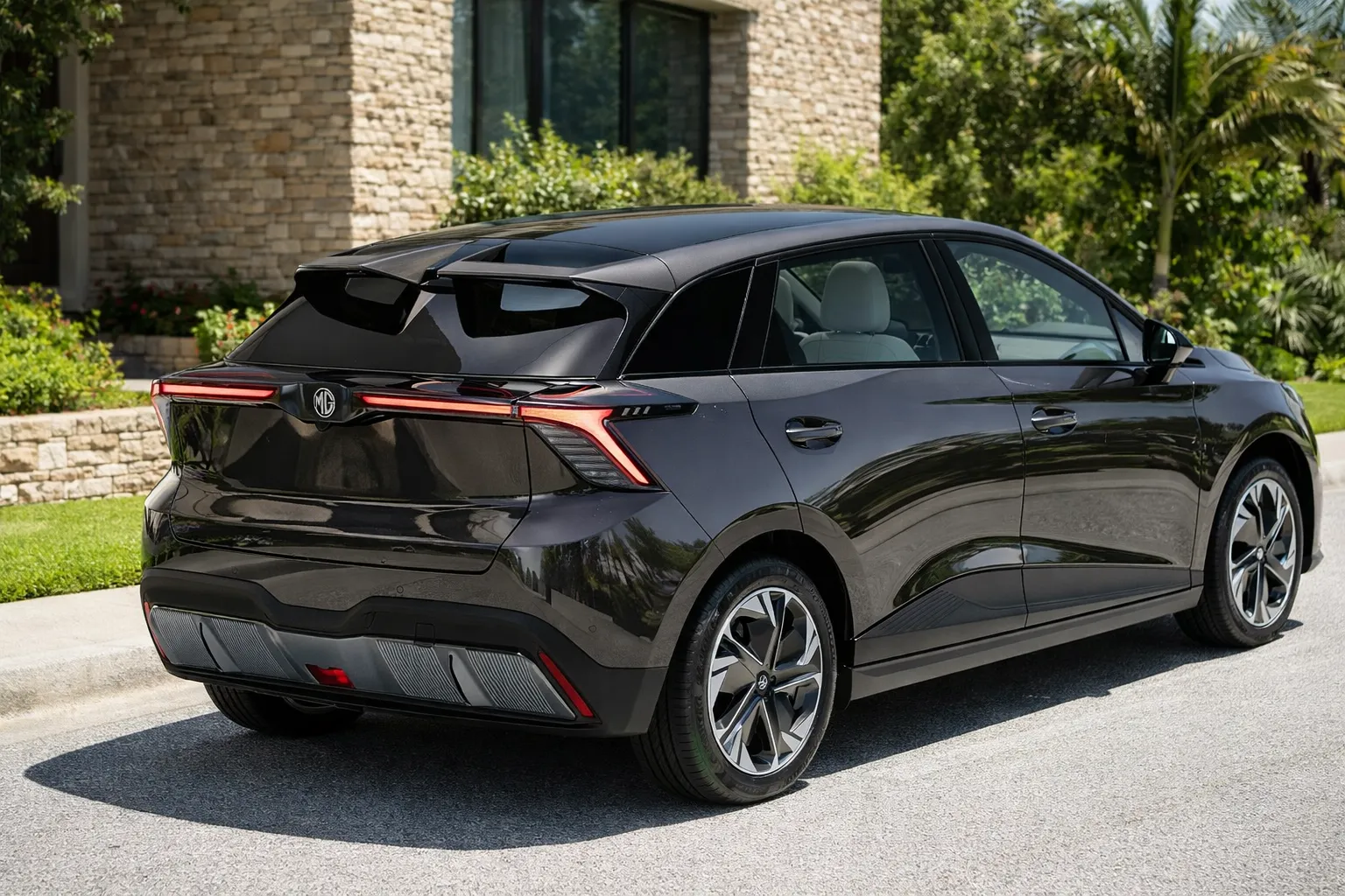 MG MG4 Comfort sob luz solar