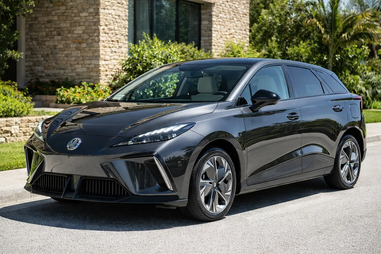 MG4 Comfort em destaque na luz solar