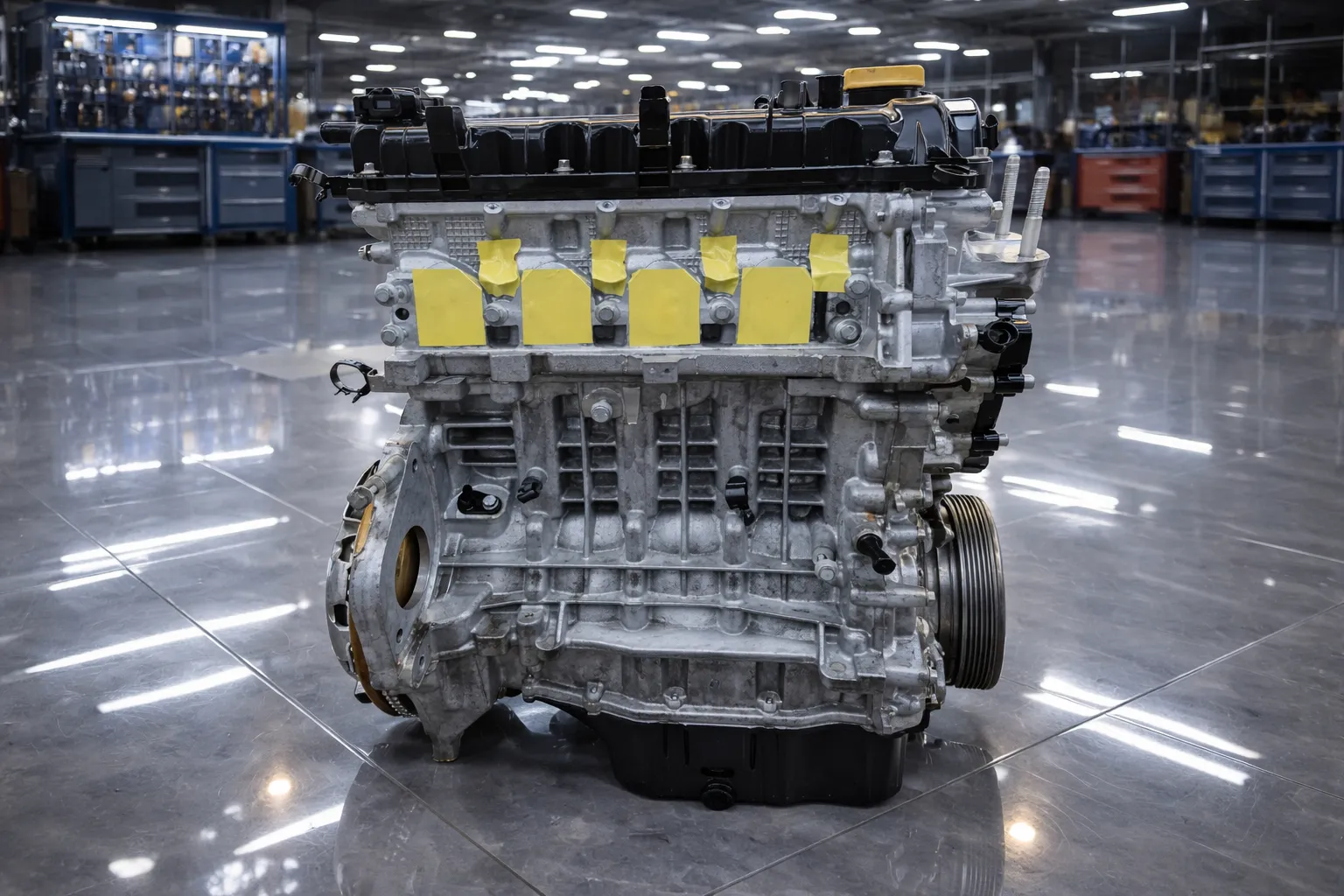 Motor Fiat 1.3 Firefly em oficina