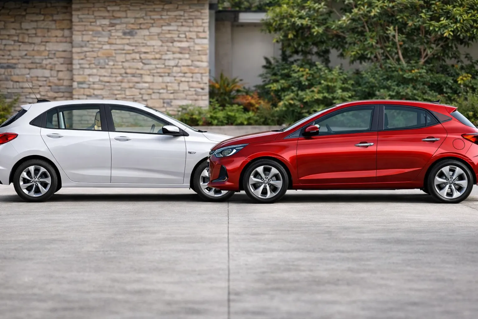 Onix e HB20 em contraste elegante