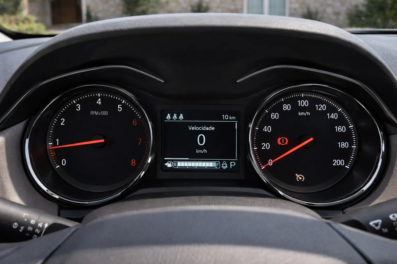 Painel digital do Chevrolet Onix 2023