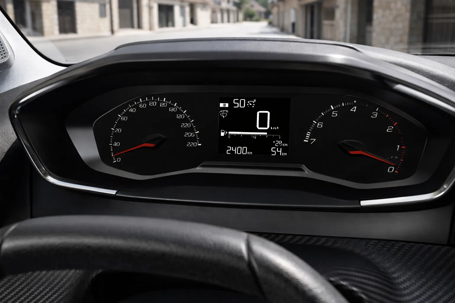 Painel digital do Peugeot 208 2023