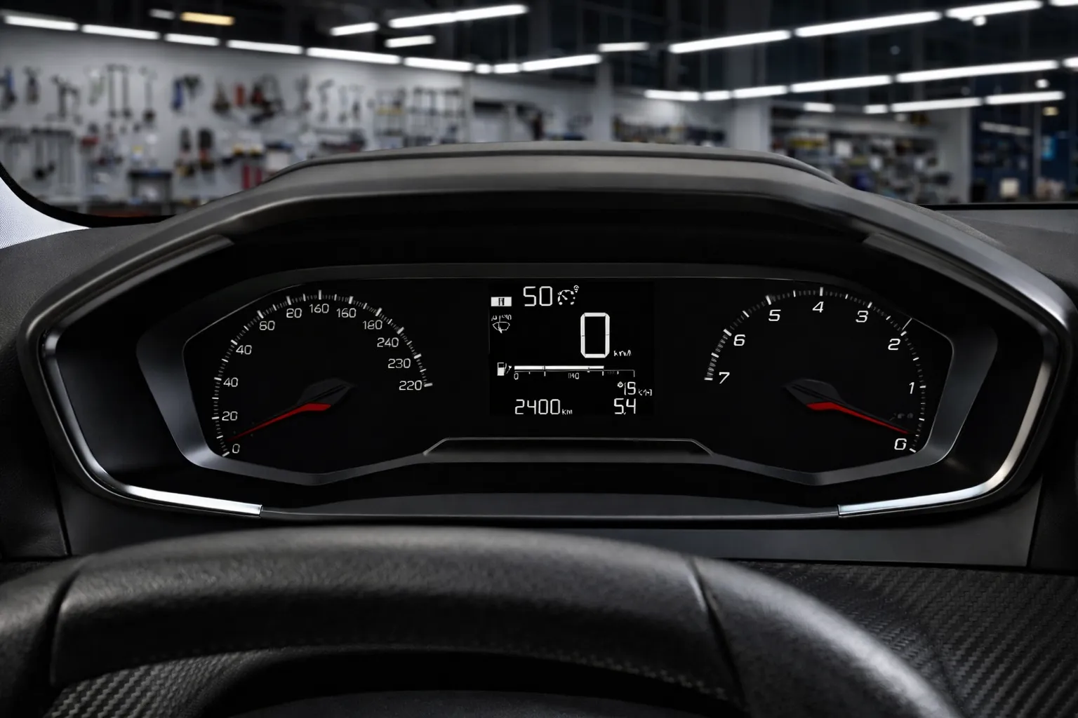 Painel digital Peugeot 208