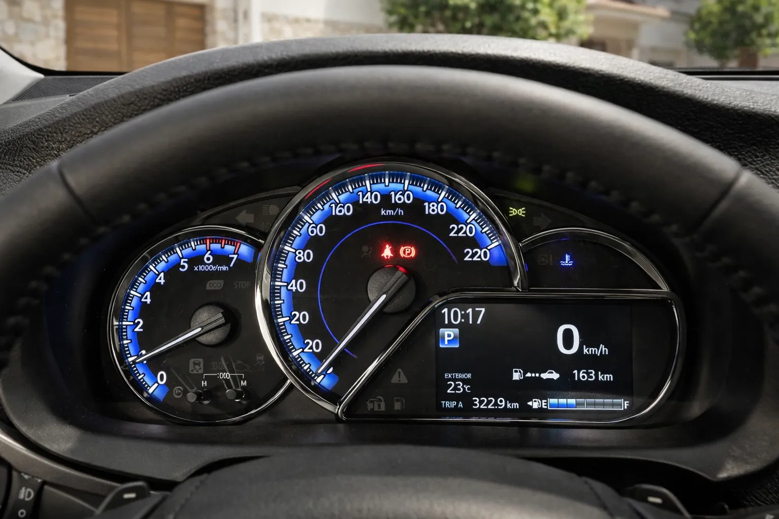 Painel do Toyota Yaris 2023