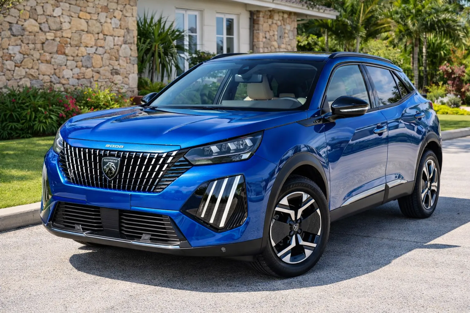 Peugeot 2008 GT em dia ensolarado