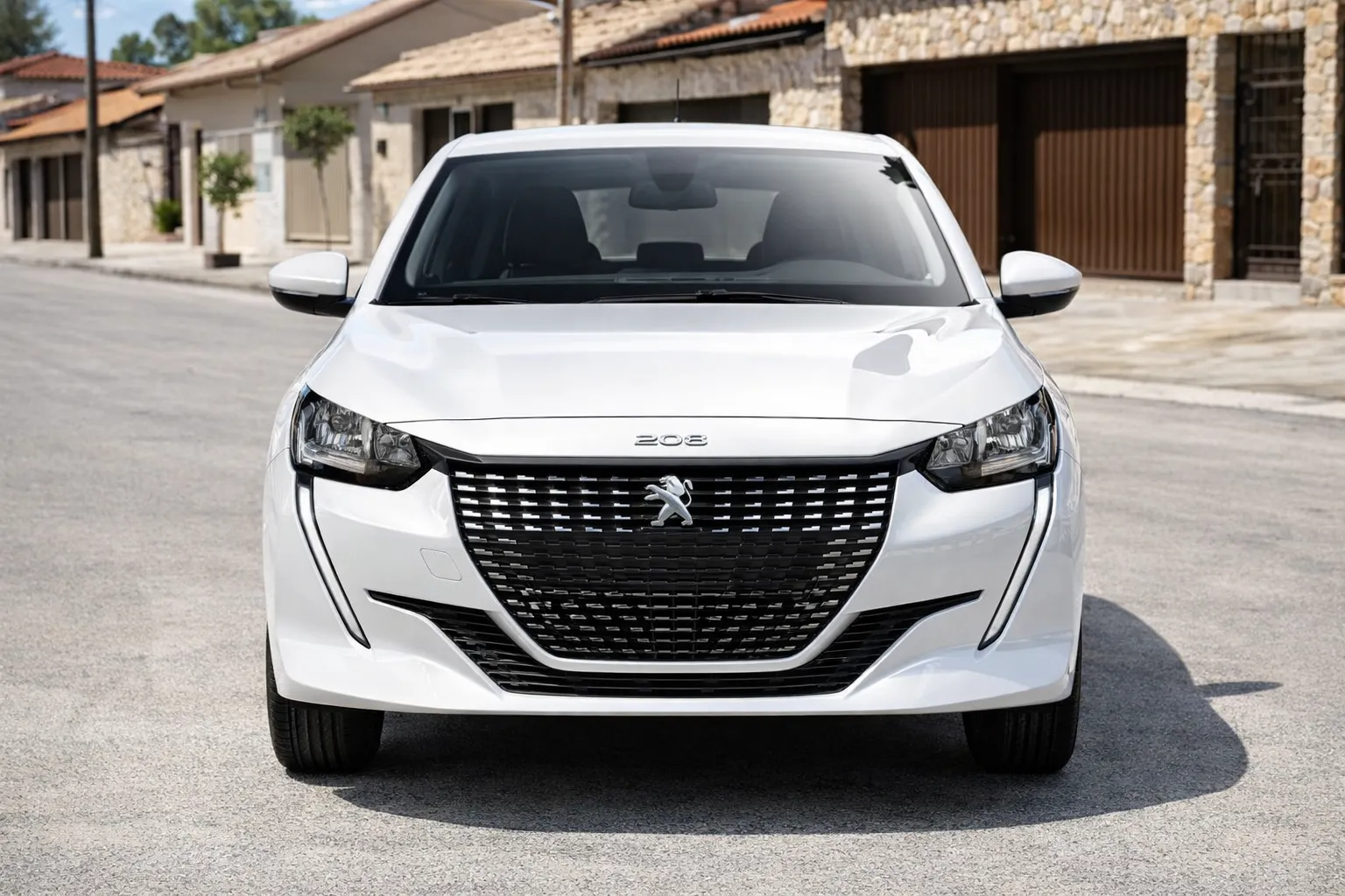 Peugeot 208 em rua tranquila