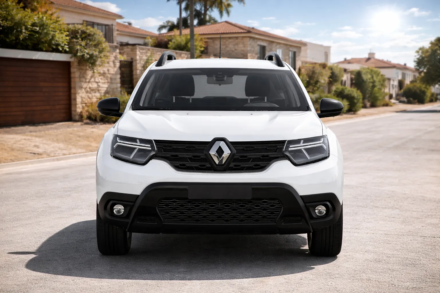 Renault Duster 2026 em rua iluminada