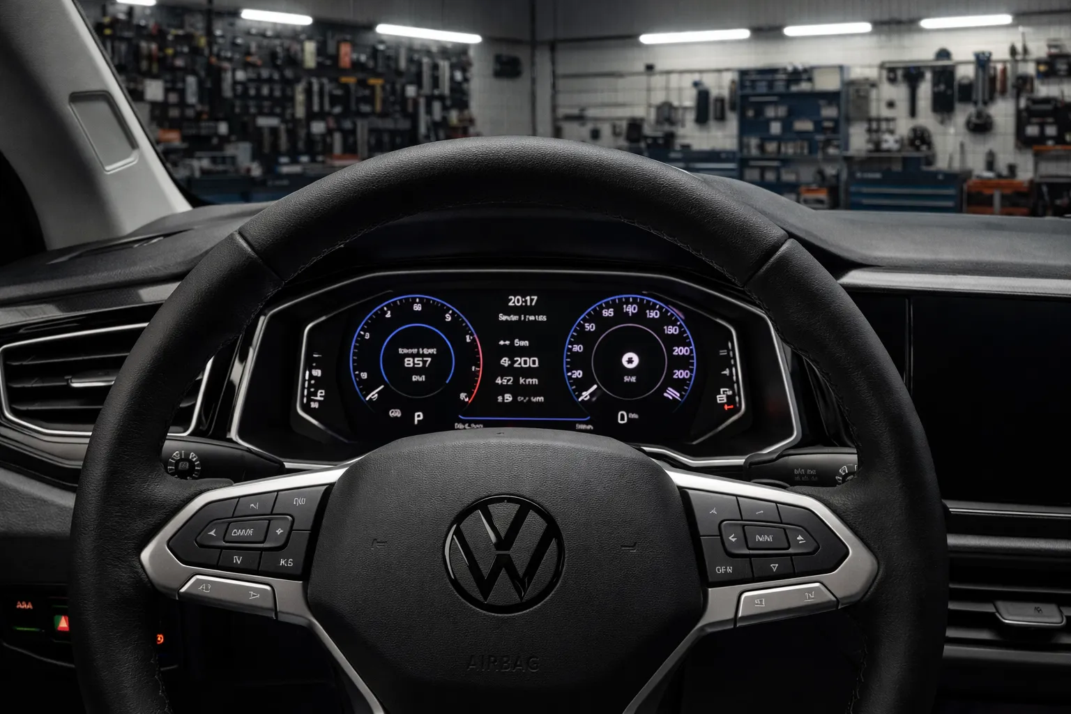 Visão do motorista no Polo 2023