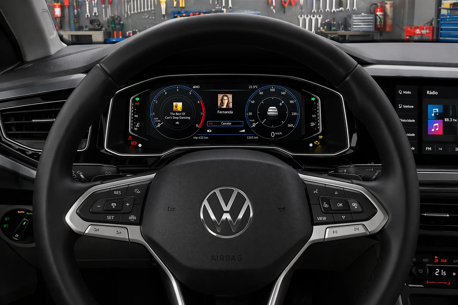 Painel Volkswagen Nivus Comfortline 2023 PCD seminovo