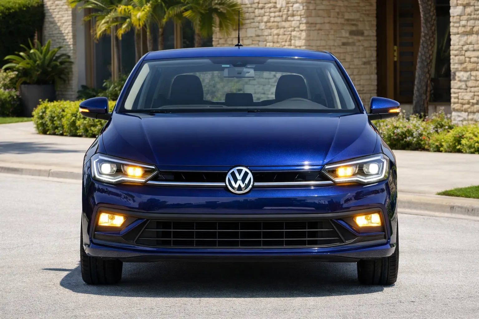 Volkswagen Polo 2023 na rua