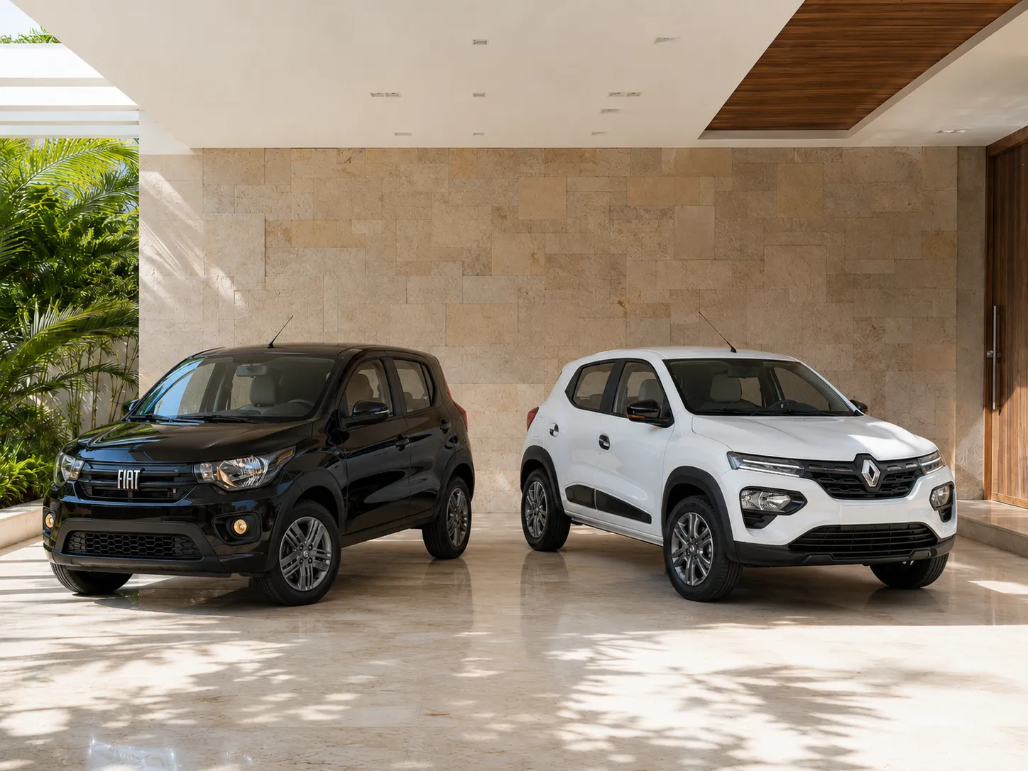 Comparativo de carros zero km: Fiat Mobi Like vs Renault Kwid Zen em preço, motor, consumo, e o câmbio em viagens longas