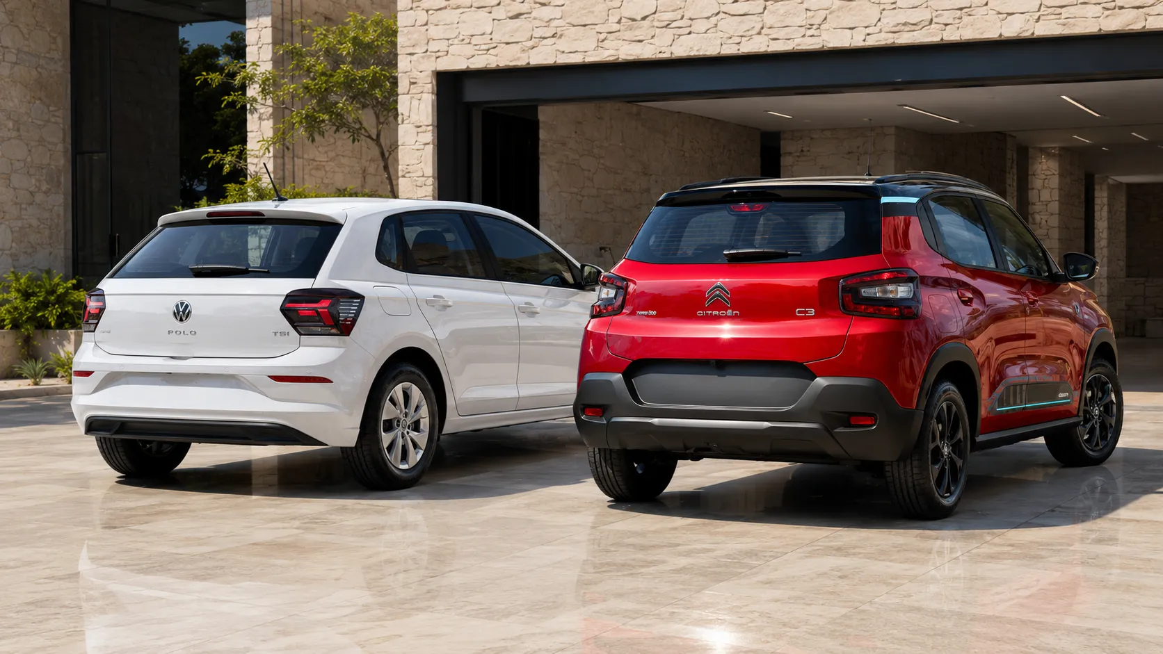 Comparativo de carros zero km: Polo Sense vs C3 You em motor, consumo, revenda e câmbio AT contra CVT