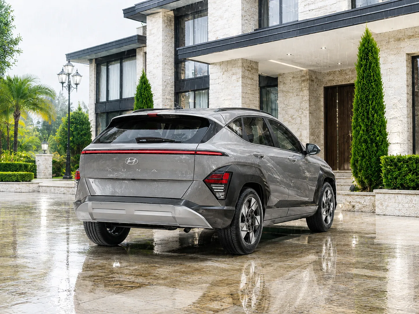Engenharia automotiva do Hyundai Kona Signature 1.6 HEV 2026: sistema híbrido pleno, consumo, ADAS e revisões