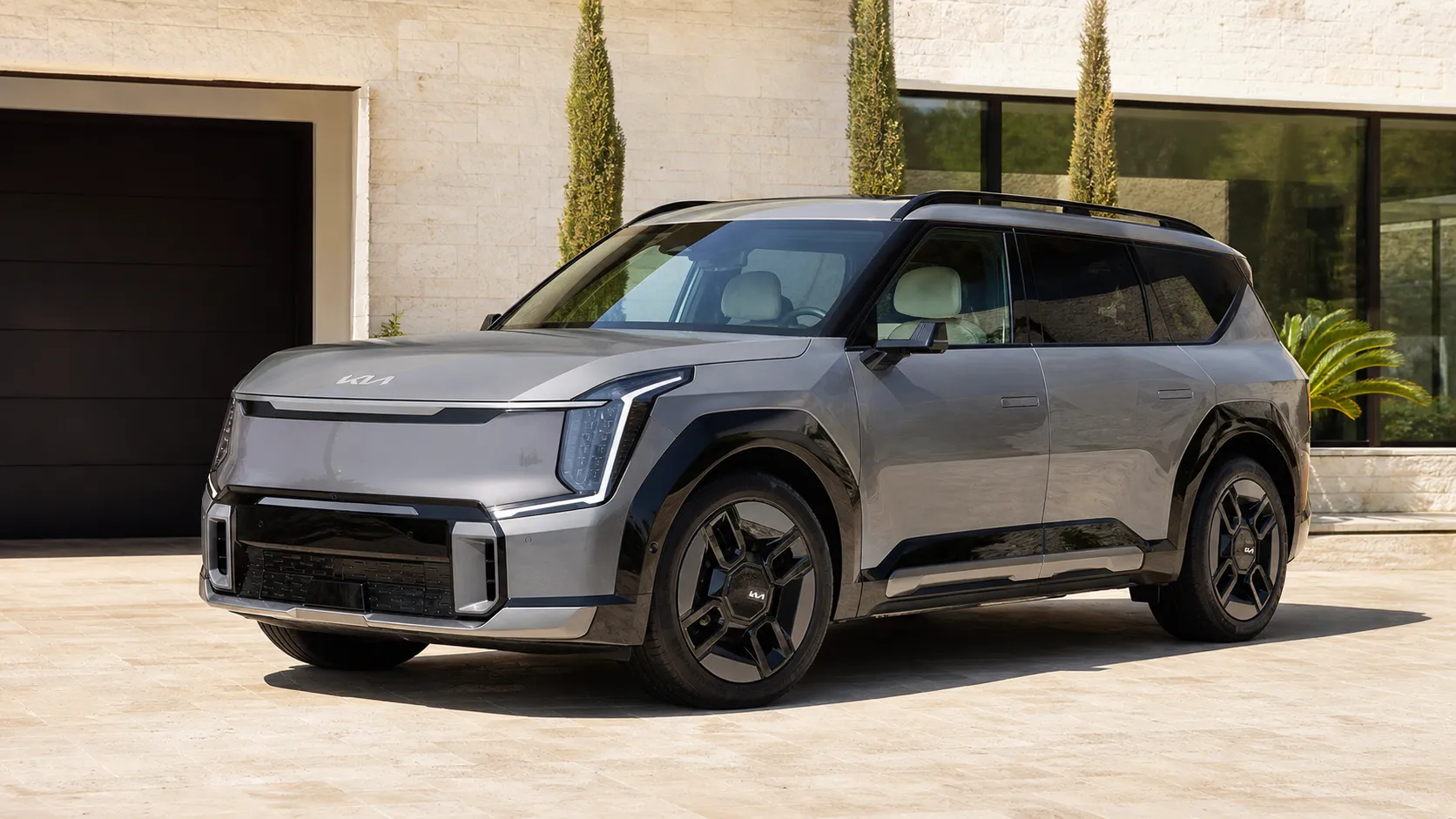 Engenharia automotiva do Kia EV9 GT-Line 2026: motor elétrico, autonomia e ADAS premium