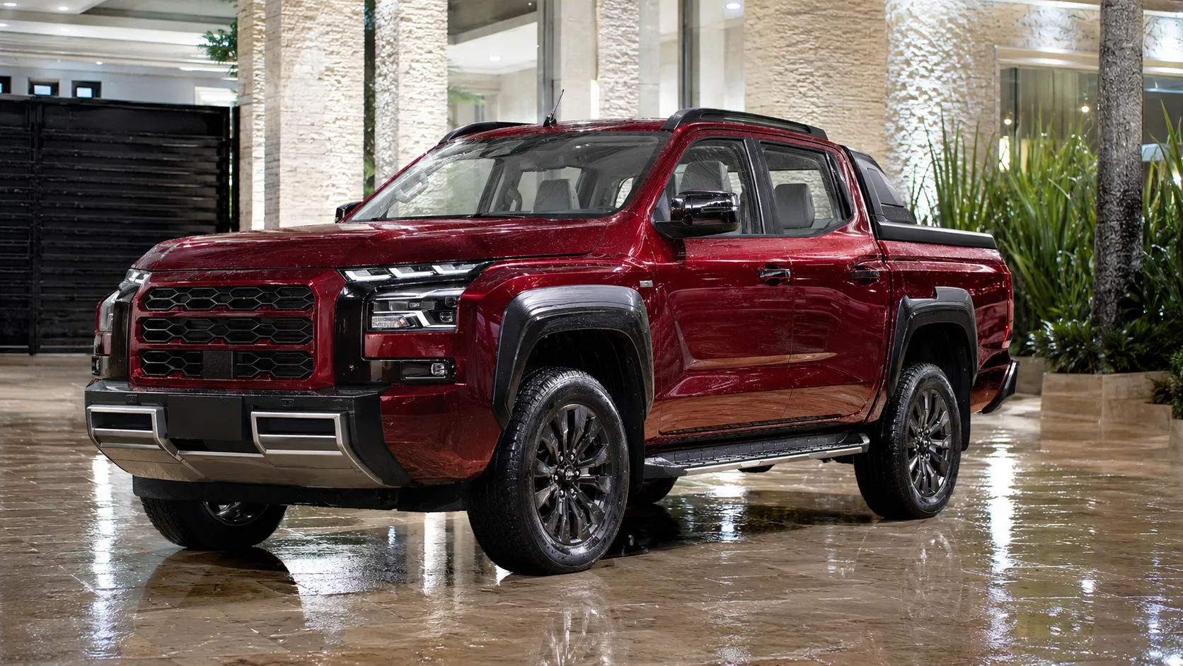 Engenharia Mitsubishi Triton Katana SR80 2.4 BITurbo Diesel 2026: tração integral, motor 4N16 e câmbio Aisin