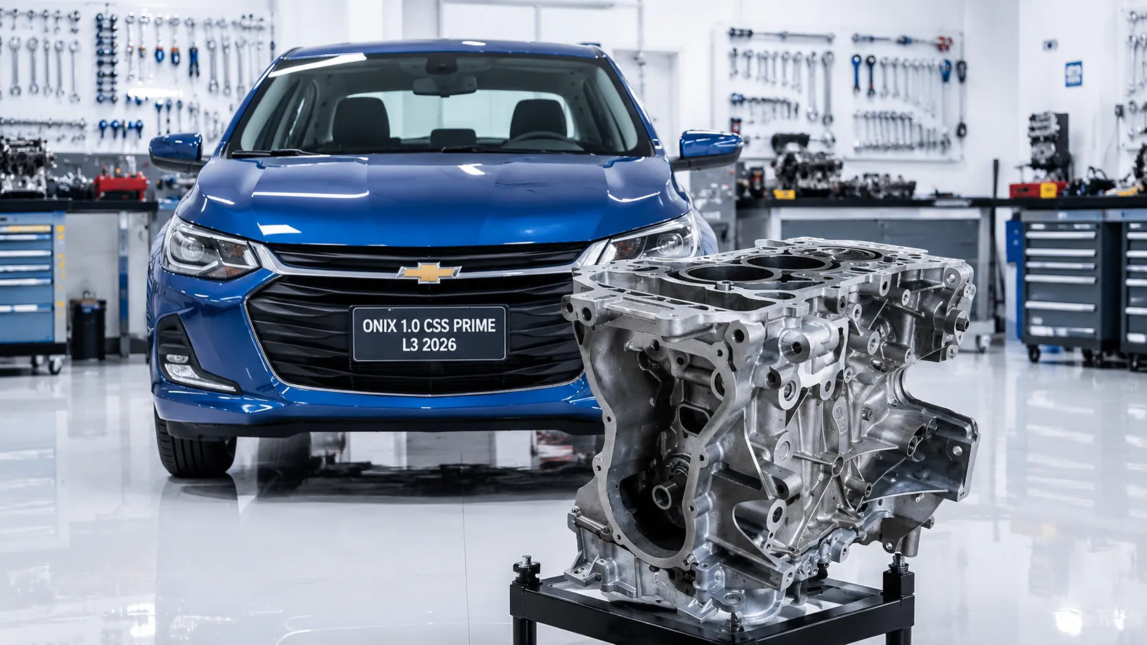 Chevrolet Onix 1.0 aspirado manual 2026: ficha técnica explicativa de motores e câmbio