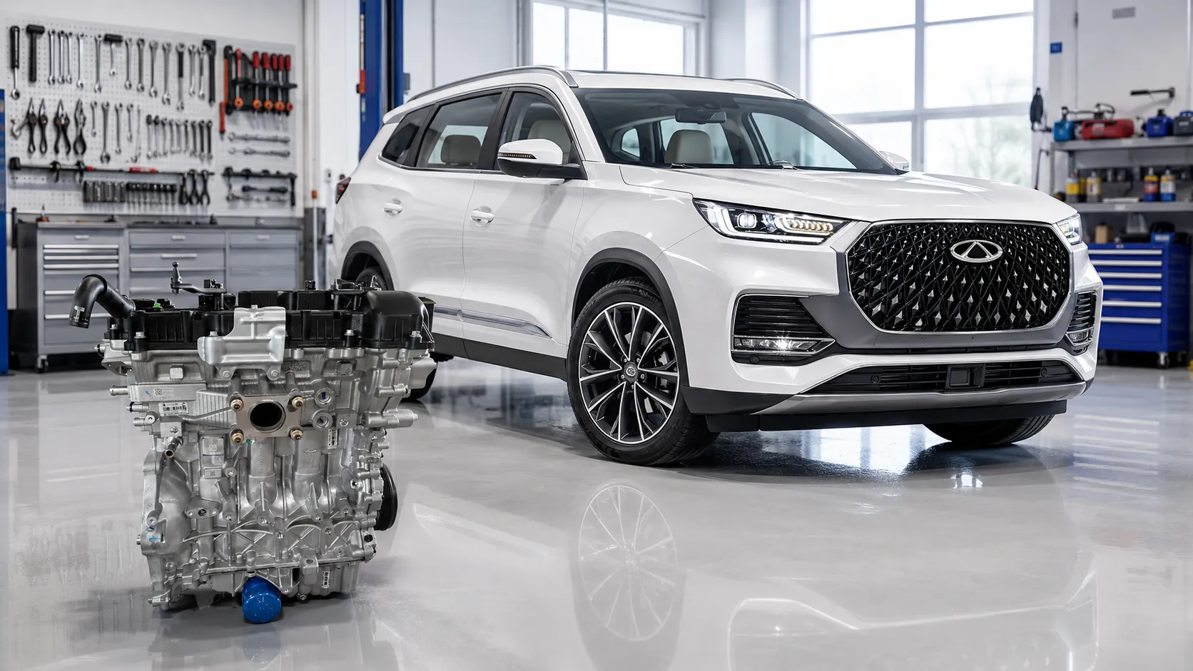 Chery Tiggo 8 Pro 1.6 Turbo 2026 PCD: guia de oficina, manutenção, motor SQRF4J16, câmbio 7DCT e pós-garantia