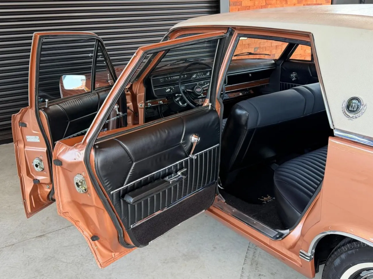 Pintura original e medidor de espessura Ford Galaxie LTD 1976 Bronze Lancer