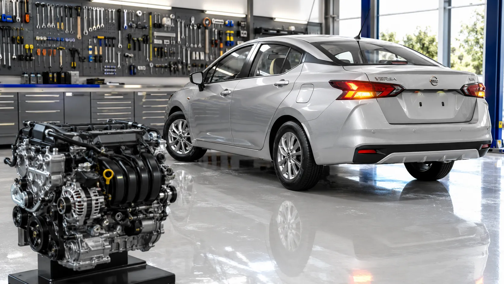 Nissan Versa Sense PCD 2026: guia de oficina, motor HR16DE e câmbio CVT