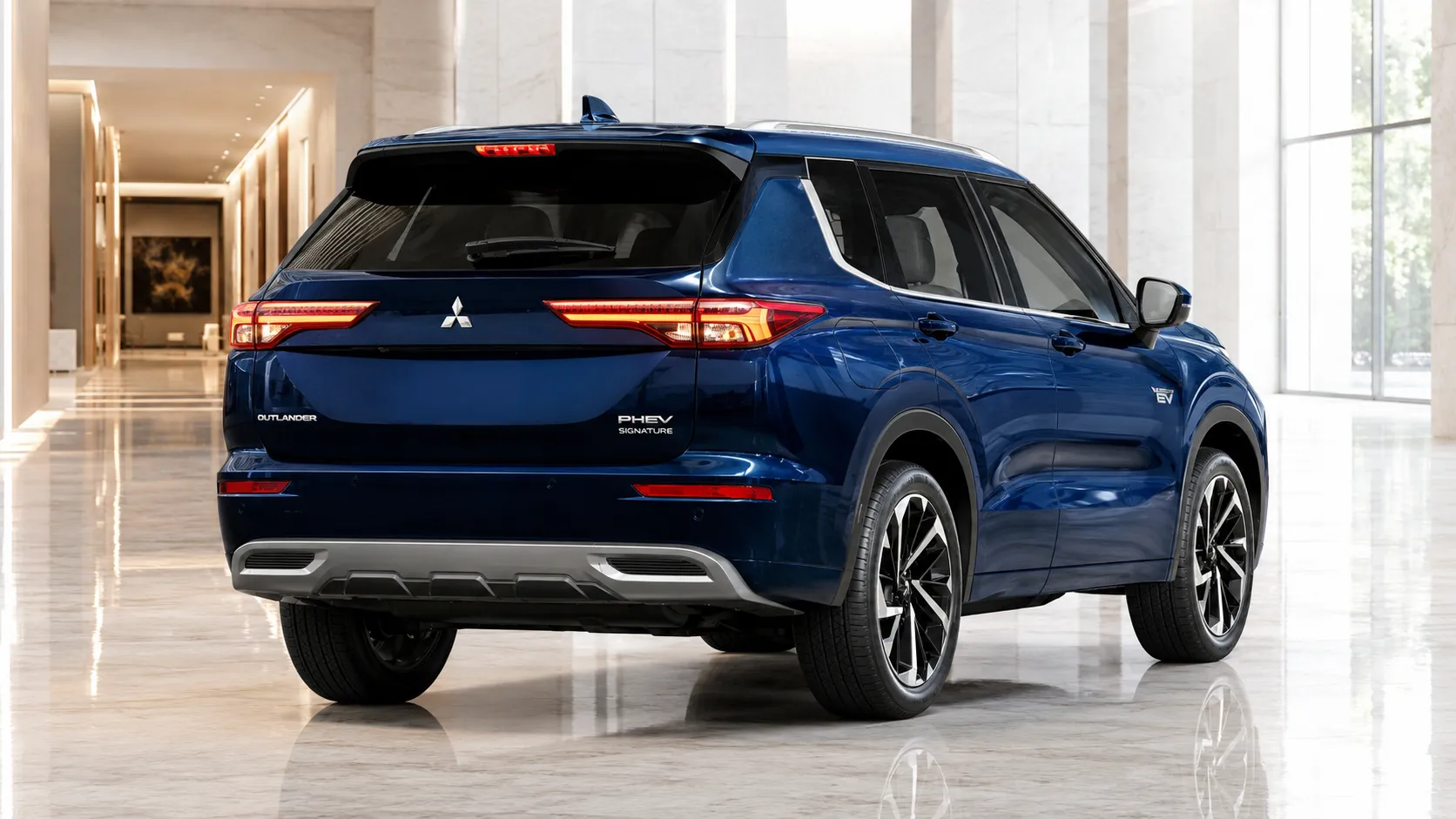 Mitsubishi Outlander PHEV 2026 mira o PCD Premium com 252 cv, tração 4×4 elétrica e pacote de luxo