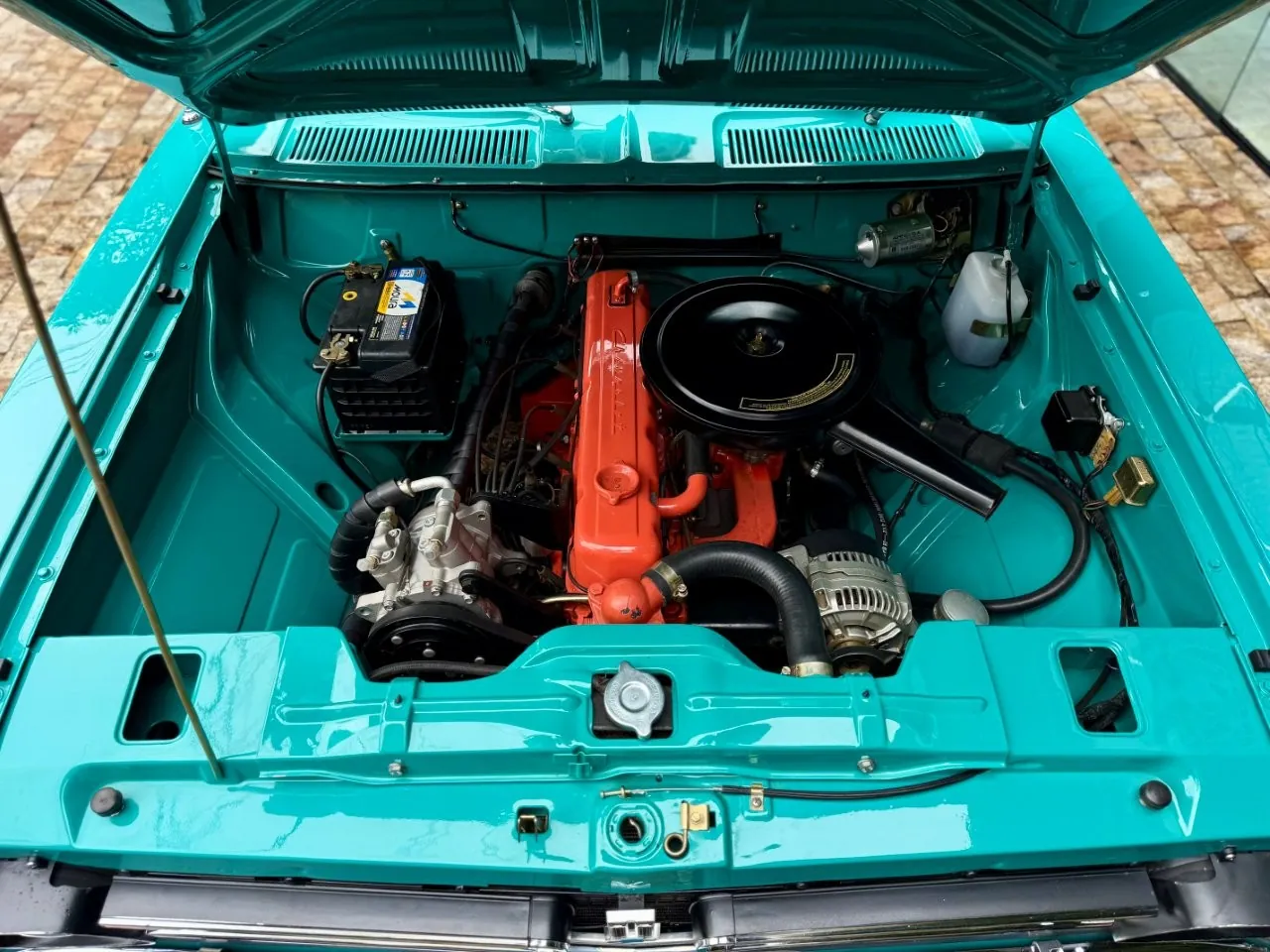 Chevrolet Opala Gran Luxo Coupé 1972 Turquesa Neptuno