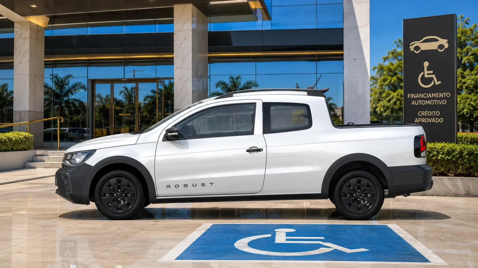 Financiamento Volkswagen Saveiro Robust 2027 PCD: documentação, isenções, parcelas e custo real