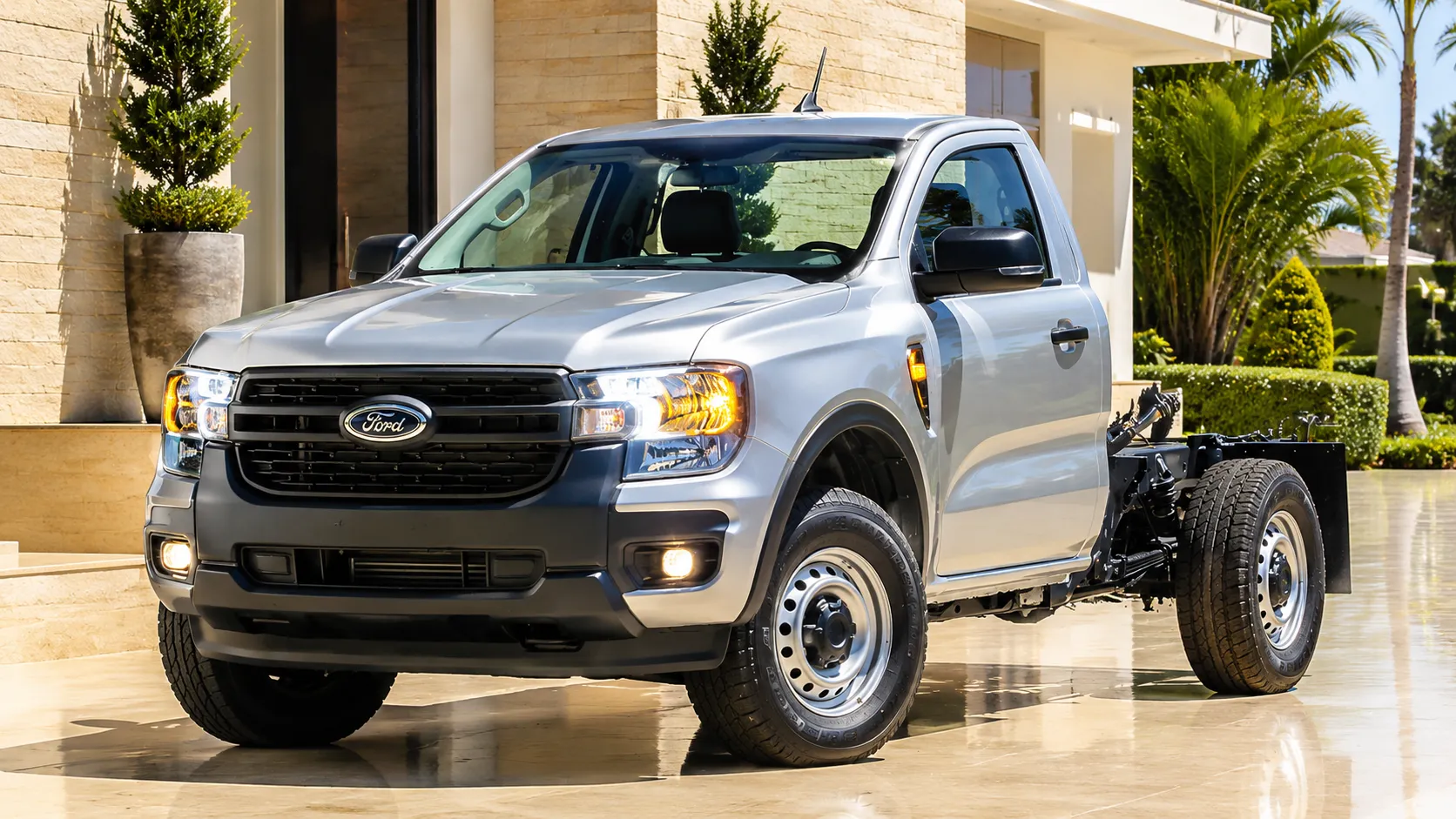 Ford Ranger XL Chassi 2027: ficha técnica mostra picape diesel feita para trabalho, mas TCO exige atenção