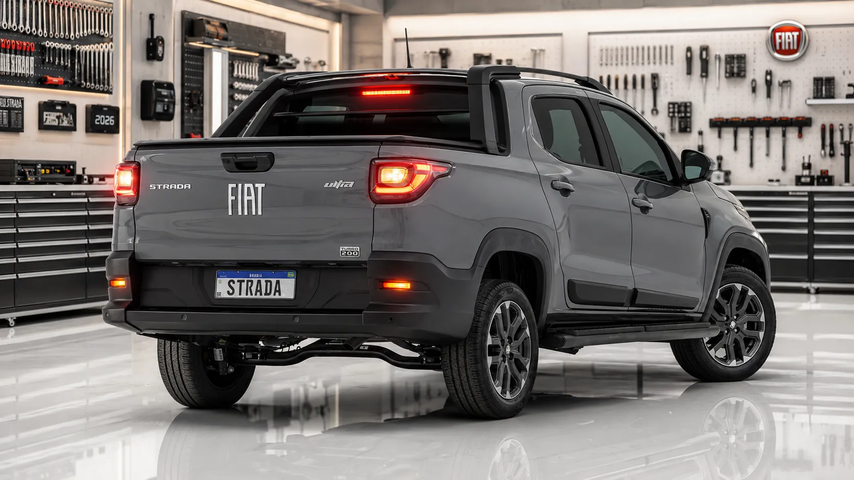 Fiat Strada Ultra 2026: manutenção do Turbo 200 e CVT