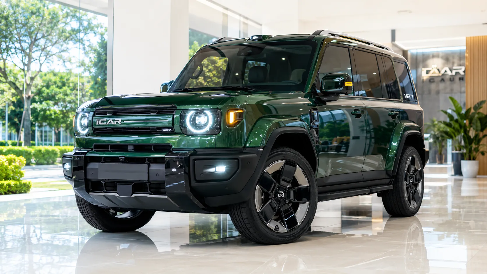iCAUR V27 chega com 455 cv: o SUV de 2027 terá vantagem PCD?
