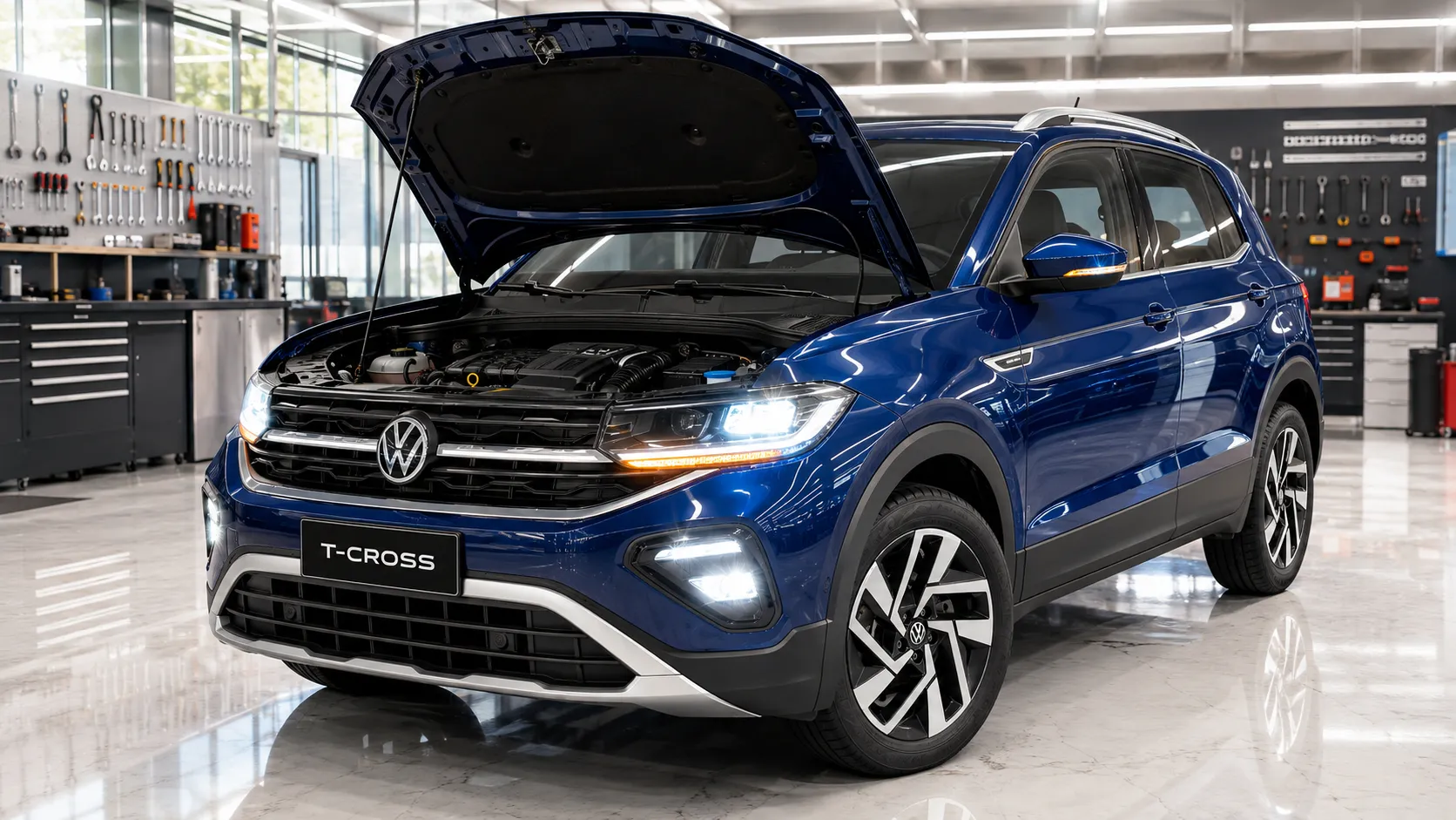 Volkswagen T-Cross Highline 1.4 TSI 2026: manutenção preventiva completa