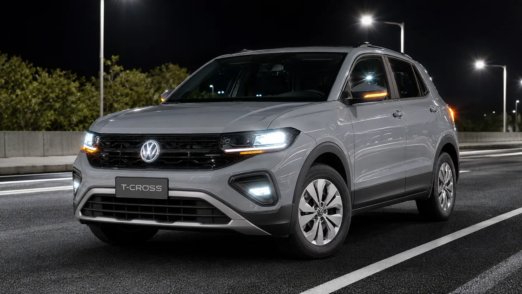 Volkswagen T-Cross Sense 2026: segurança e crash test
