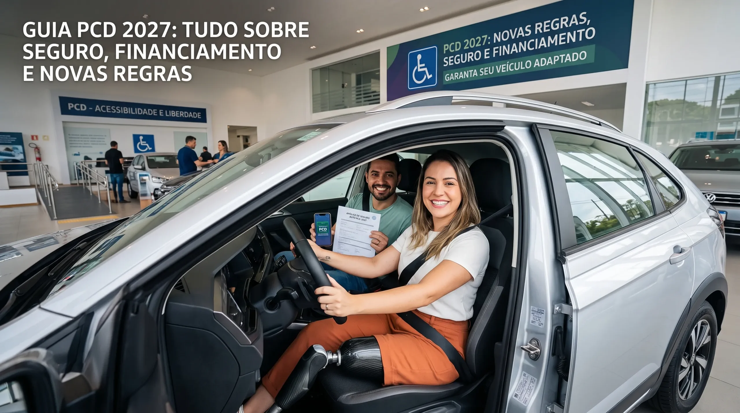 Seguro e financiamento PCD 2027: regras, legislação, crédito e o que muda em 2027